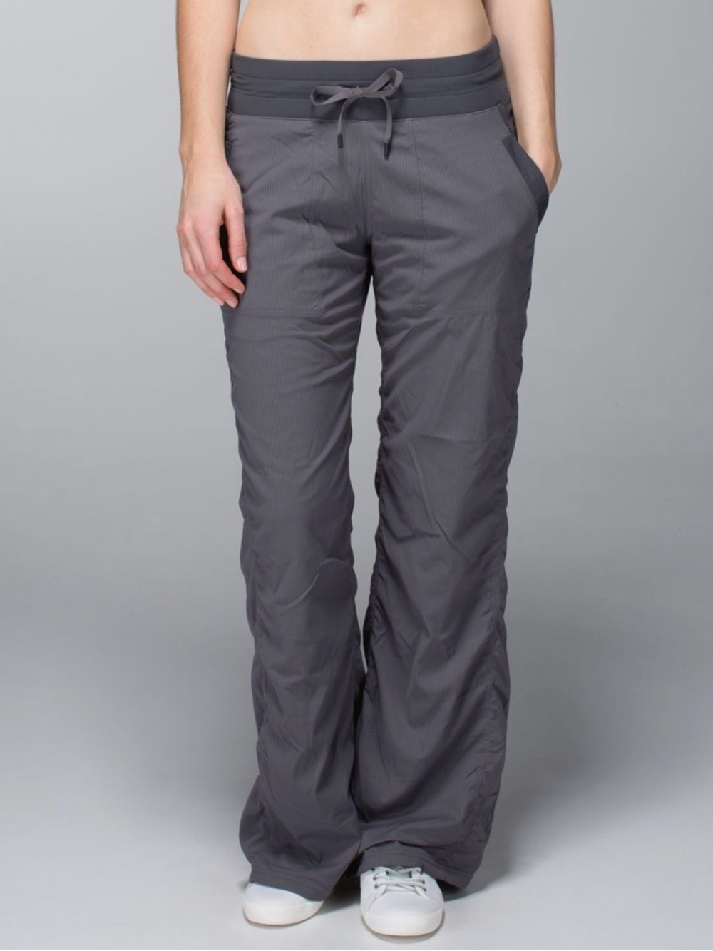 Lululemon Dance Studio Pants Fully Lined Relaxed Drawstring - Gray